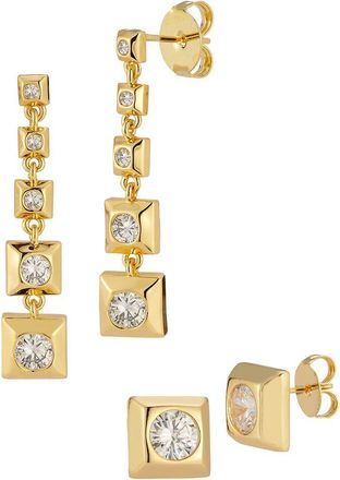 Glaze Jewelry Gold Plated Cz Earrings