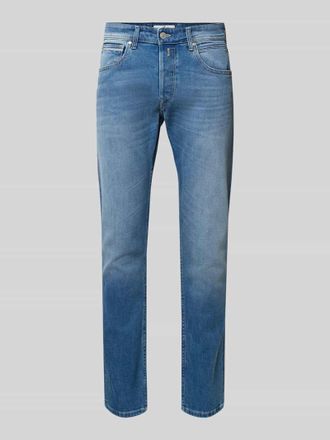 Replay Tapered Fit Jeans im Used-Look Modell GROVER in Jeansblau, Gr&ouml;&szlig;e 36/34