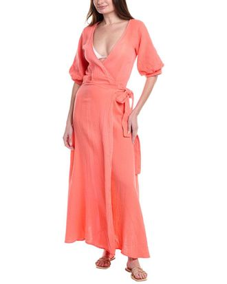 9seed Gauze Wrap Maxi Dress