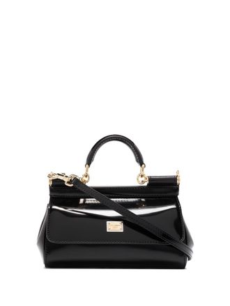 Dolce & Gabbana Borsa tote Sicily piccola - Nero