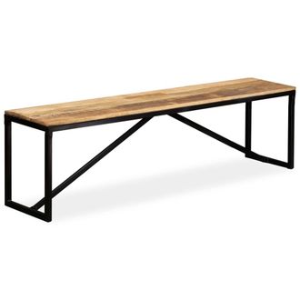 vidaXL Vidaxl - Banco De Madera Maciza De Mango 160x35x45 Cm