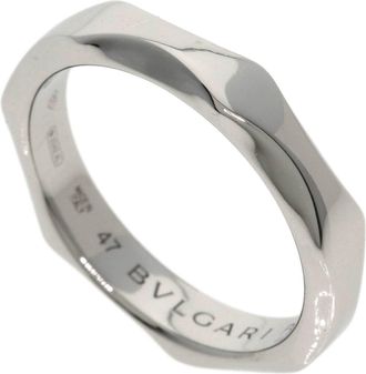 Bulgari Platinum 950 Band Ring (Pre-Owned)
