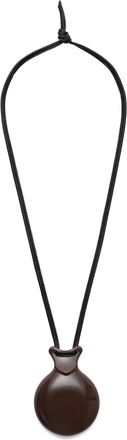 Christophe Lemaire Collana Castanet - Marrone