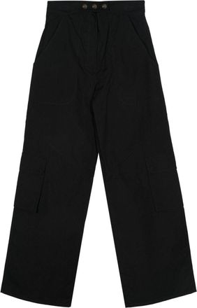 Andamane Sarah cargo trousers - women - Polyamide/Acetate/Polyester/Polyester/Cotton - 42 - Black