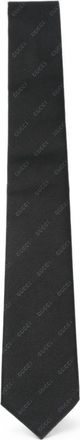 Gucci Logo-jacquard Silk Tie