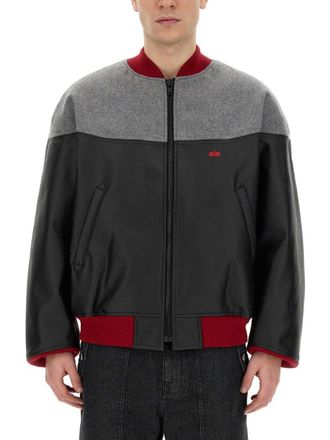 A&iuml;e Casual Jacket With Contrasting Wool Upper