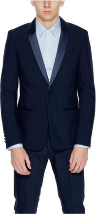 Antony Morato Smoking con rever a scialle - - Suits - Uomo - Blu - L