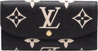 Louis Vuitton Pre-owned Emilie Portemonnee - Dames - Vintage Accessoires - Zwart - ONE Size - Leer - Vintage