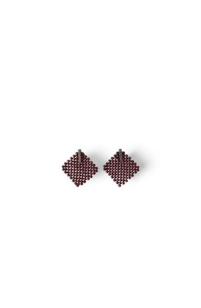 Brunello Cucinelli Hematite and Sterling Silver earrings in Red at Nordstrom