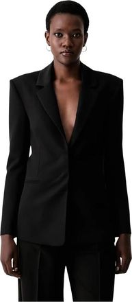 Patrizia Pepe Slim-fit Blazer - Dames - Blazers - Zwart - M - Jassen
