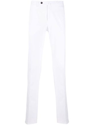 Pantaloni Torino Mid rise straight broek - Wit