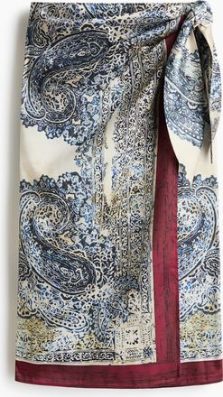 H&M Wickeljupe aus Satin - White