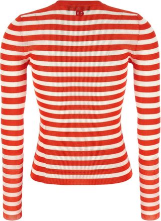 Dolce & Gabbana Womens Orange Viscose Cardigan Clothing