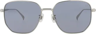Dunhill Square-Frame Titanium Sunglasses
