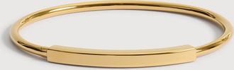 Monica Vinader Gold MV Linear Bangle