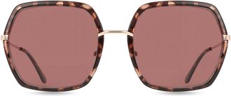 Priv&eacute; Revaux BY THE BAY/S Polarized HT8/0F Womens Sunglasses Tortoiseshell Size 57