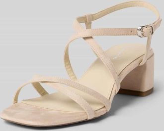 Tamaris Tamaris Sandalen in Samt-Optik in Offwhite, Gr&ouml;&szlig;e 36
