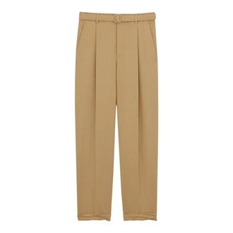 Saint Laurent Pantalon Classique - male - Saint Laurent - Suit Trousers - Beige - XL - Trousers