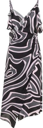 Pucci Ruffled Swirl-print Dress