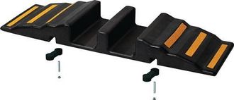 OEM Puente De Goma Para Manguera L850xw380xh90mm 6 Tiras Reflectantes