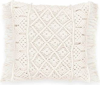 La Redoute Interieurs Kussenhoes in macram&eacute;, Sparta