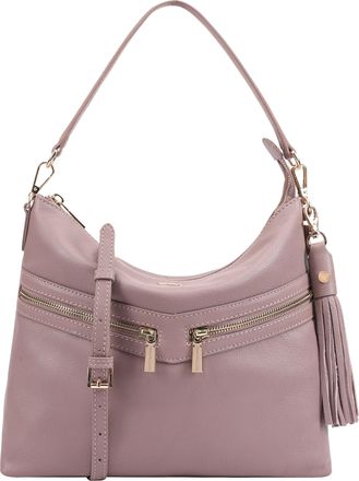Paul Costelloe Womens Azores Leather Multi Way Bag - Pink - One Size