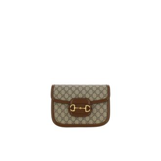 Gucci Bolso mini Horsebit 1955 - Bags - Mujer - Beige - ONE SIZE