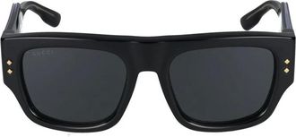 Gucci Zwart Grijs Zonnebril Gg1262S Stijl - Heren - Accessoires - Zwart - Maat: 54 MM