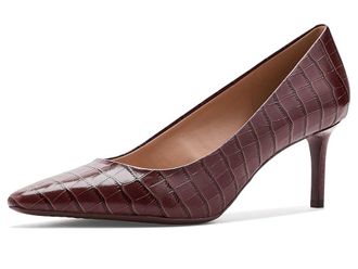 Cole Haan Go-To Janey Pumps High Womens Heels Mahogany Crocodile Print Leather : 10.5 B - Medium