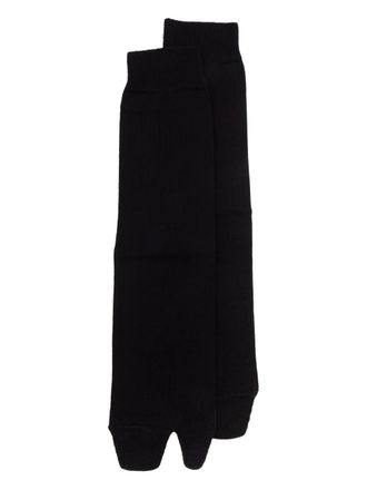 Maison Margiela Calzini Tabi a coste - Nero