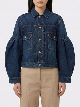 sacai Denim Jacket with Sculptural Sleeves