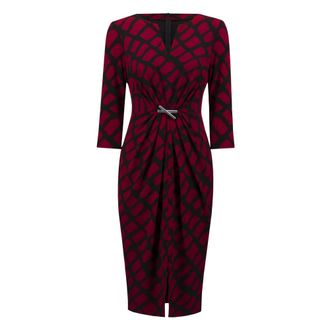 Joseph Ribkoff Elegante Blazer Jurk - Dames - Casual kleedjes - Rood - XL - Kleedjes