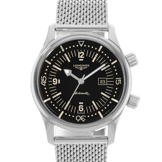 Longines Pre-owned Longines Heritage Black Dial Mens Watch L3.374.4.50.6