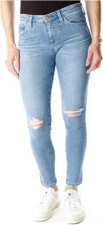 AG - Adriano Goldschmied Legging Ankle - Dames - Skinny Jeans - Blauw - W25 - Katoen - Jeans