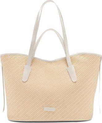 Coccinelle Borsa tote Never Without con logo - Toni neutri
