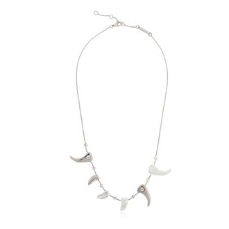 Marni Necklaces, female, Gray, Size: ONE SIZE Brass necklace