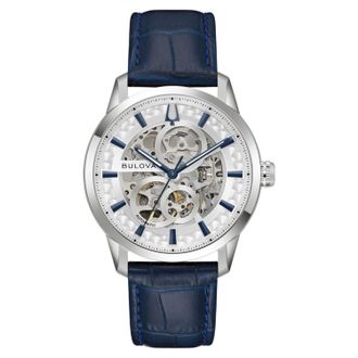 Bulova Mens Sutton Silver Dial Watch