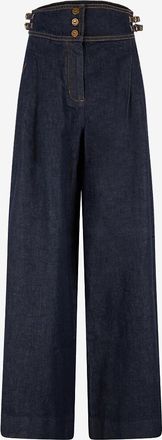 Zimmermann Denim-Hose mit hoher Taille und weitem Bein Rebellion