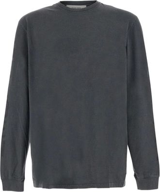 Golden Goose Logo Cotton T-Shirt - Heren - Truien - Grijs - Maat: L Katoen