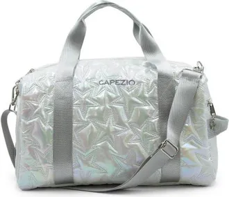 Capezio Metallic Star Travel Duffle in Metallic-Silver at Nordstrom