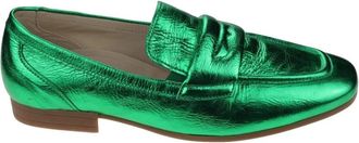 Gabor Groene lakleren mocassin - Dames - Loafers - Groen - 36 EU - Leer - Schoenen