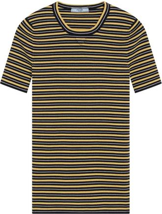 Prada Maglia - Dames - Ronde hals truien - Veelkleurig - S - Katoen - Truien & Vesten