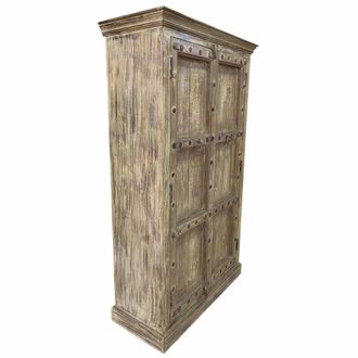 Wanderlust Deco Armario de madera artesanal 100-120x46x170-190h cm