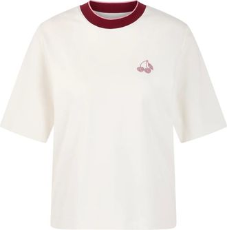 Marc Cain Tops, Dames, Wit, 2Xl, Katoen, Klassiek T-shirt