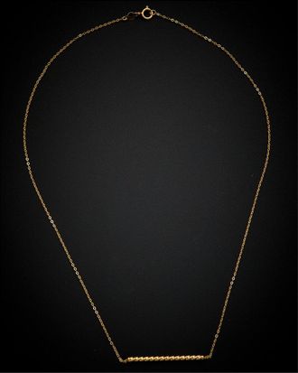 Italian Gold, Inc 14K Italian Gold Twisted Bar Necklace
