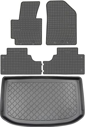 OEM Juego De Alfombrillas De Goma Para Coche Y Alfombrilla Para Maletero Para Kia Soul Ii Hatchback (de Marzo De 2014 A Marzo De 2019)