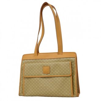 Celine Brown Pvc Tote Bag (Pre-Owned)