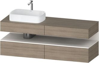Duravit Qatego Consola Mueble Bajo Lavabo, 2 Extensiones, 2 - Duravit
