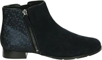 Hassia Blauwe Su&egrave;de Westernlaars - Dames - Enkellaarsjes - Blauw - 39 EU - Su&egrave;de - Schoenen