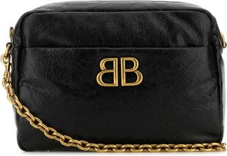 Balenciaga Black Monaco Crossbody Bag